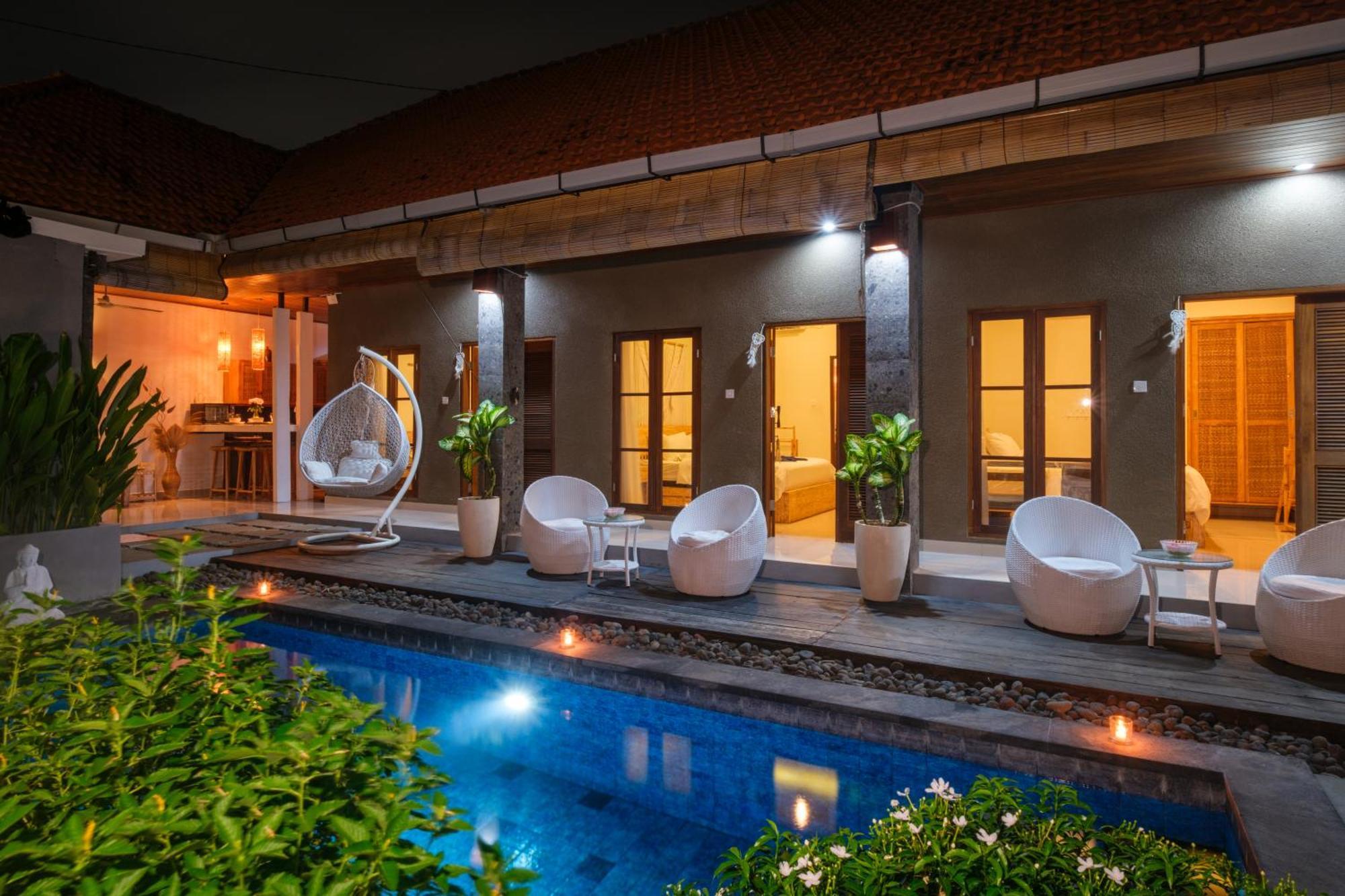 Luxurioese Poolvilla In Canggu Perfekt Fuer Entspannung Und Tropenflair Buitenkant foto