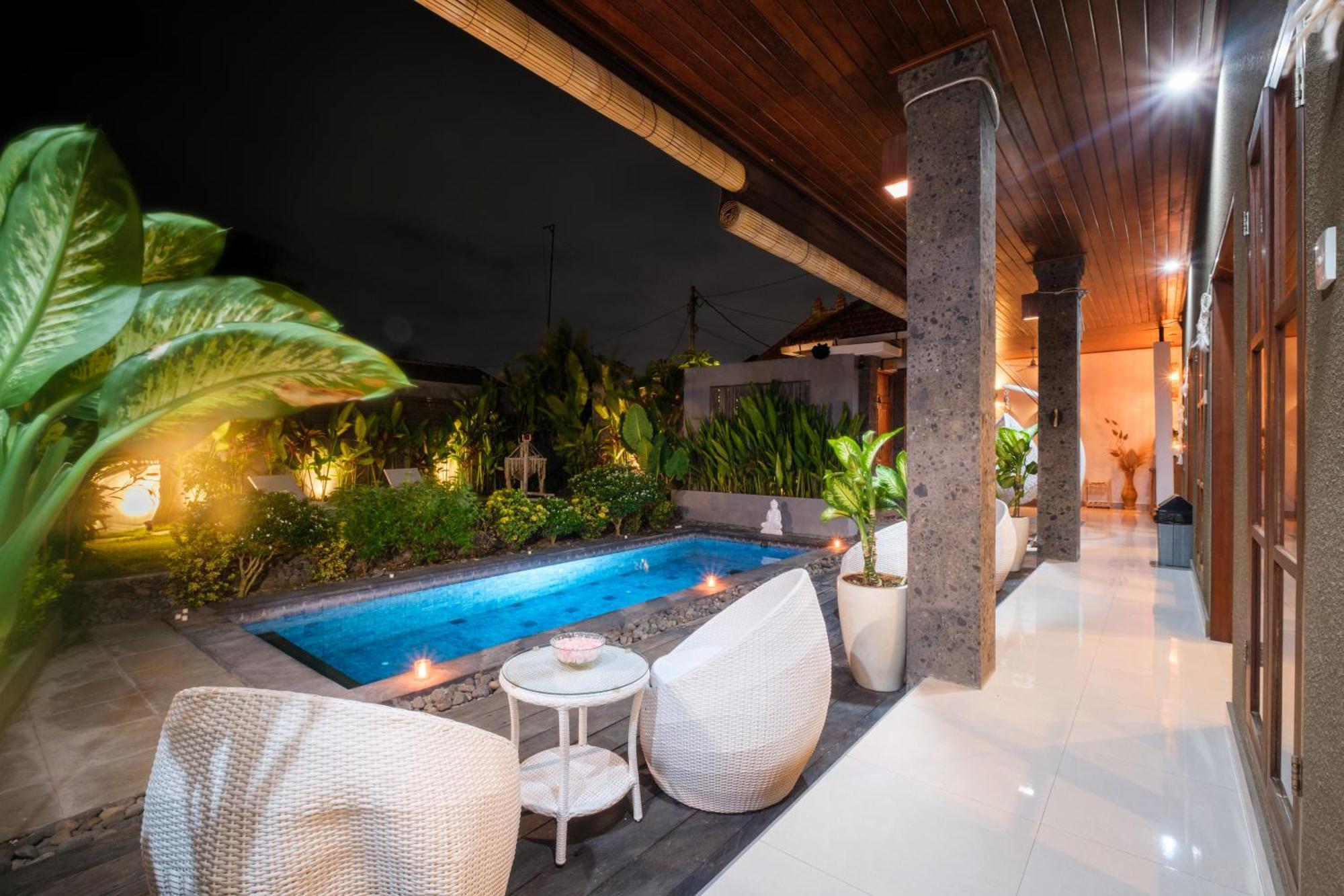 Luxurioese Poolvilla In Canggu Perfekt Fuer Entspannung Und Tropenflair Buitenkant foto