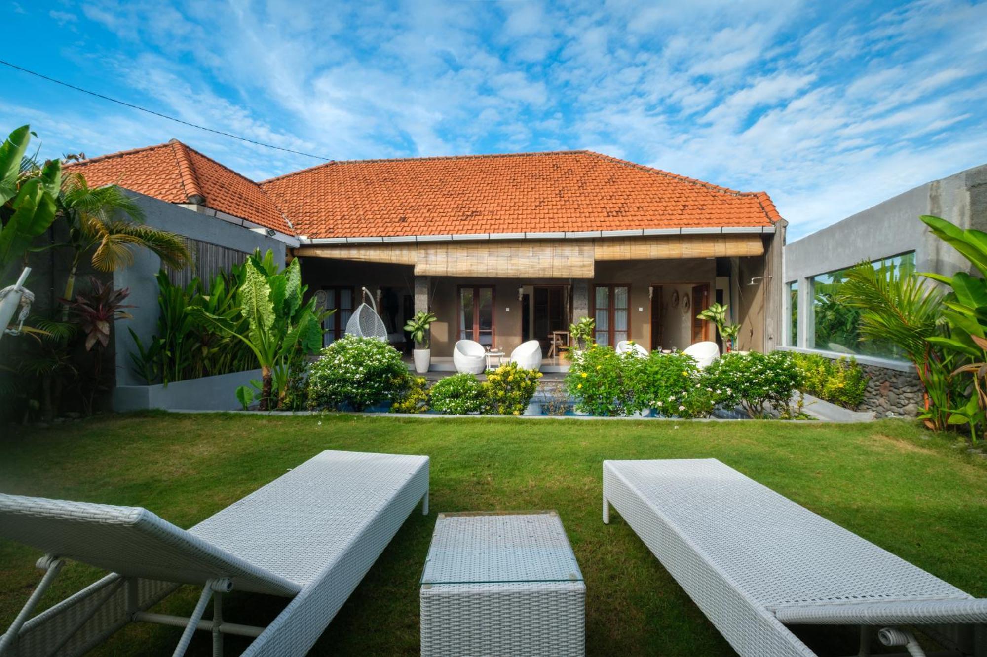 Luxurioese Poolvilla In Canggu Perfekt Fuer Entspannung Und Tropenflair Buitenkant foto